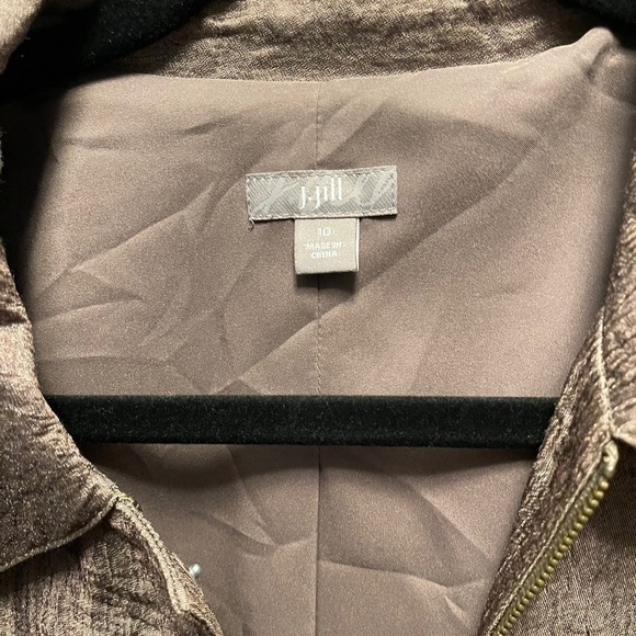 Metallic collared jacket - Picture 3 of 7